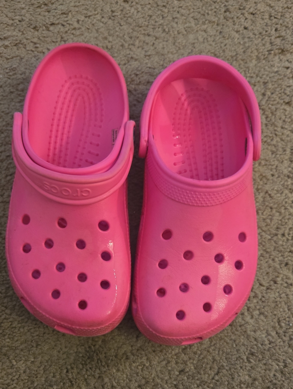 Pink Crocs Size 6